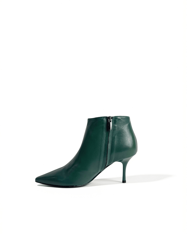 Tronchetto in Pelle verde - Piedi Folli