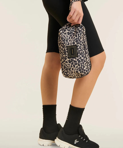 Trousse animalier con laccetto e logo con strass - Piedi Folli