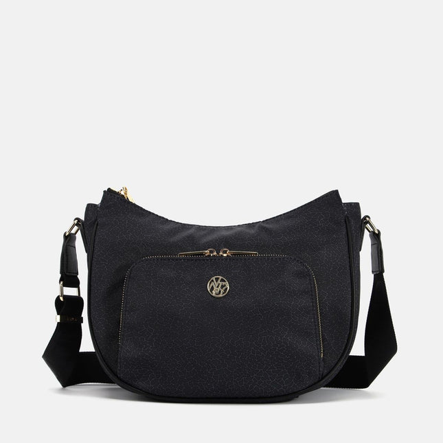 Ynot? Borsa Hobo Donna Cloud In Tessuto Logato - Piedi Folli