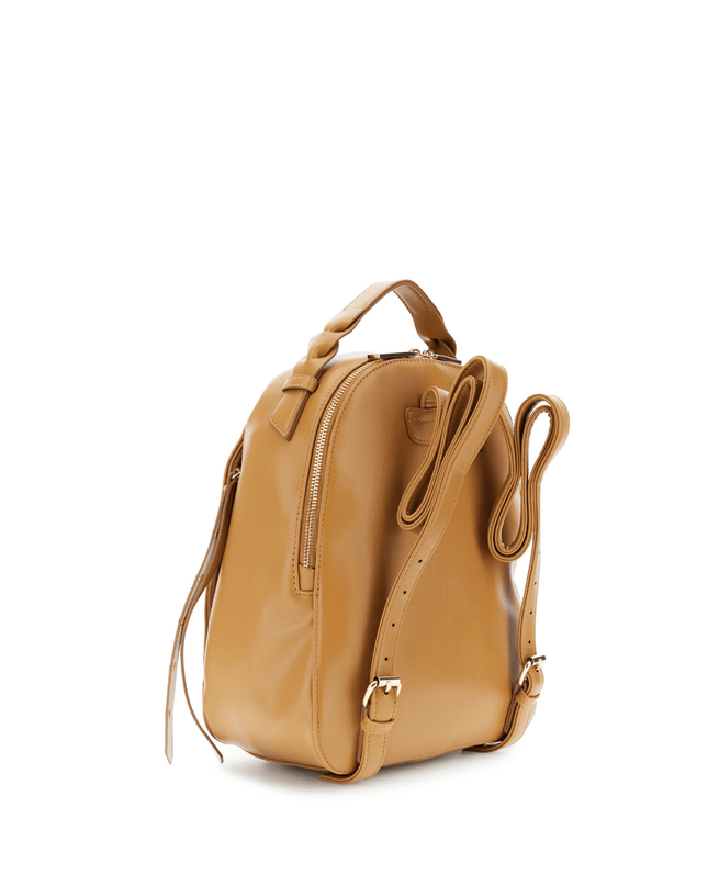 zaino con tasche laterali con manico intrecciati - Piedi Folli